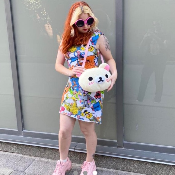 Upcycled all over print Sesame Street dress - Picture 3 of 3